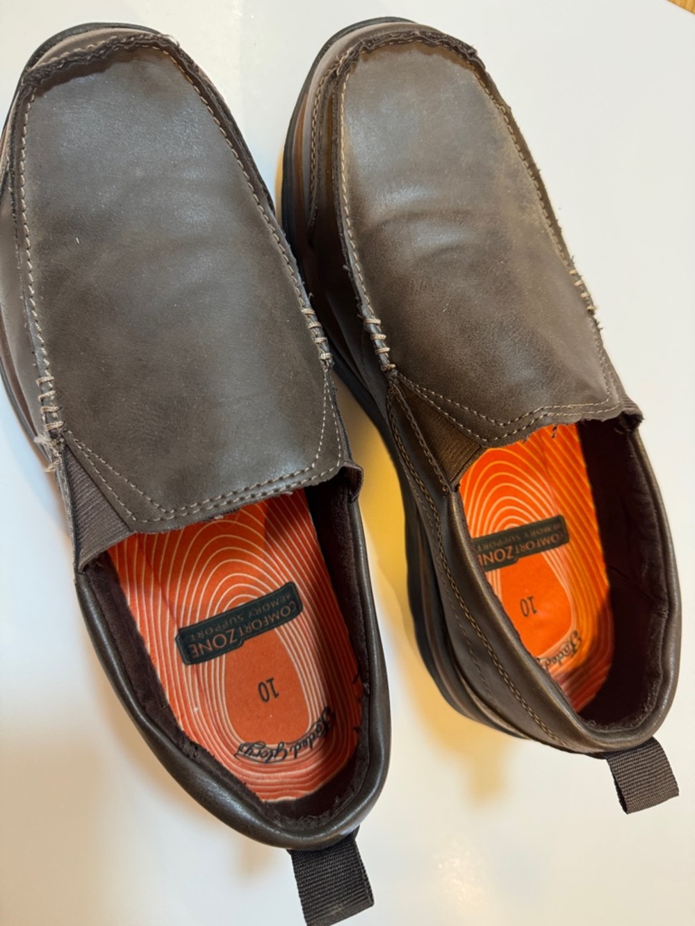 Men’s Brown Slip-On Comfort Loafers